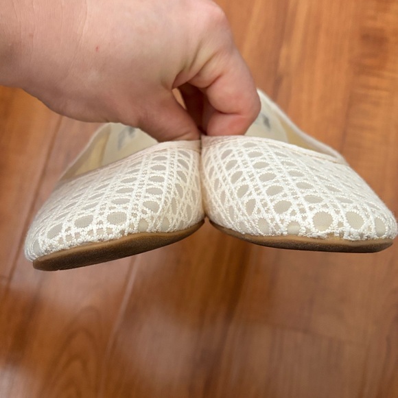 TOMS Briella Women's Lace Cream Flat with custom CloudBound foam foot bed,size 9 - Picture 5 of 7